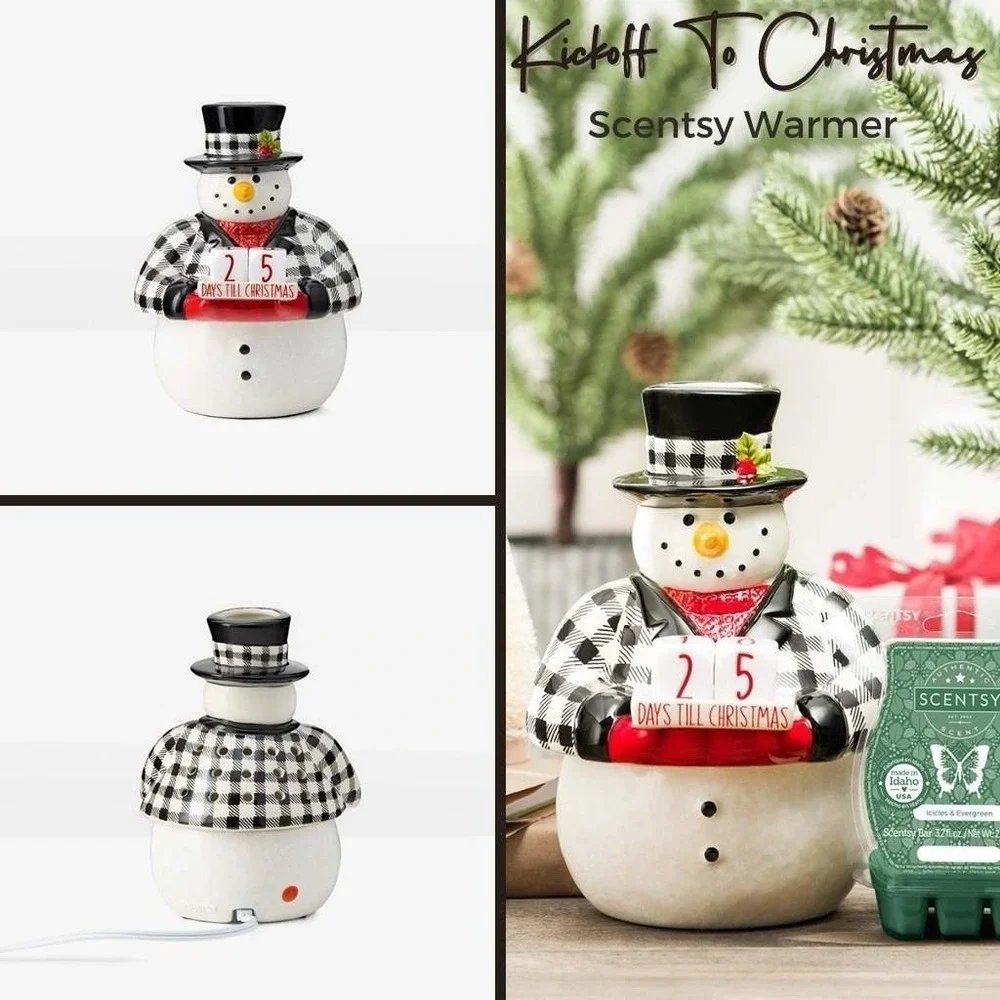 NEW IN BOX Scentsy KICKOFF TO CHRISTMAS Scented Wax Warmer